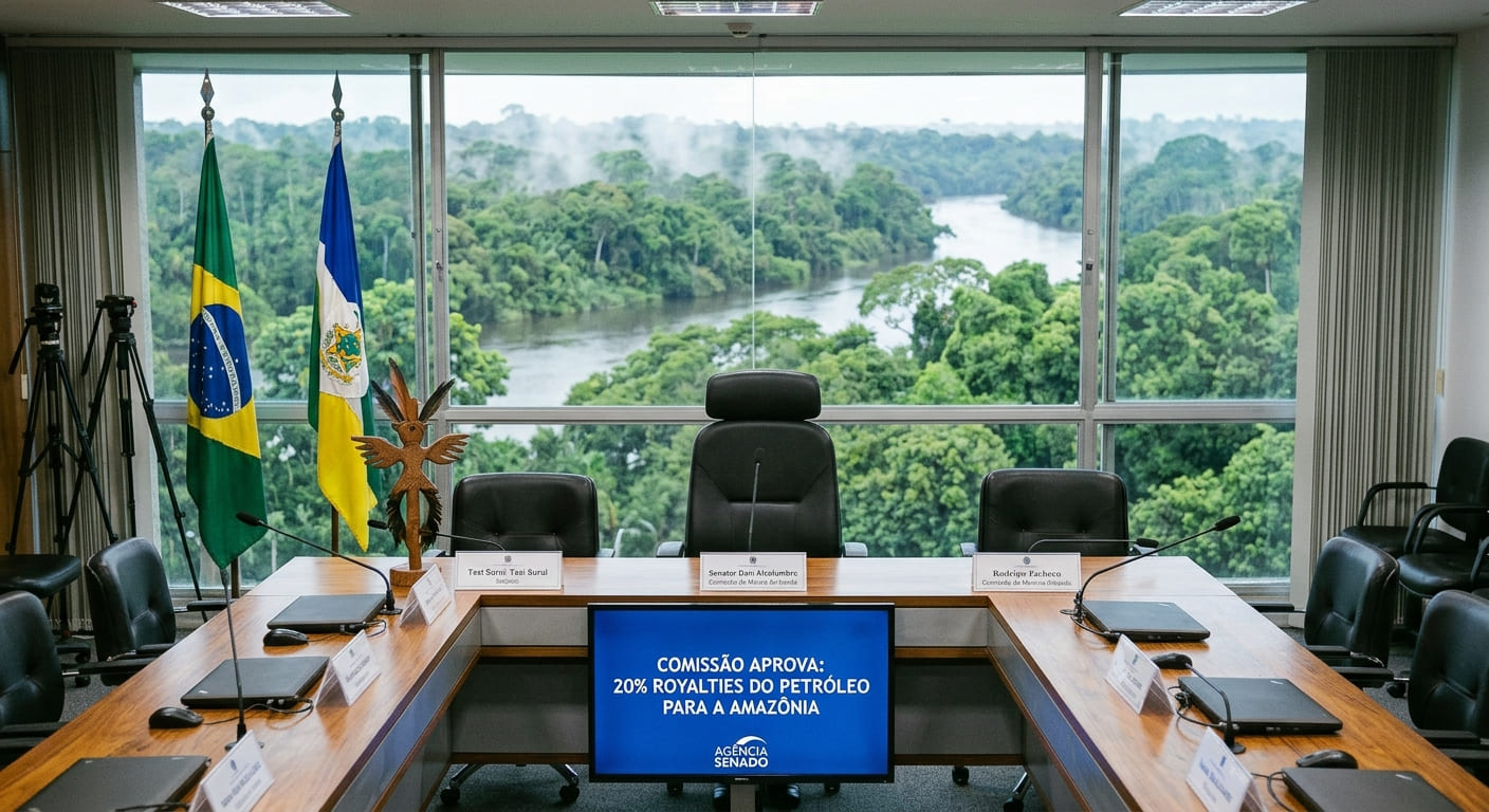 Comissão aprova 20% dos royalties do petróleo para a Amazônia